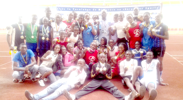 L'Ogooué-lolo se taille la part du lion aux championnats nationaux d'athlétisme cadets ! 