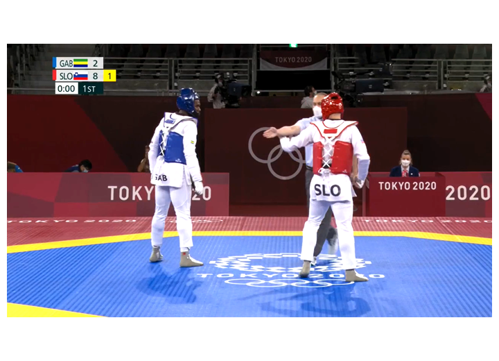 JO 2020 : Anthony Obame éliminé en 8es de finales par le Slovène Ivan Trajkovic