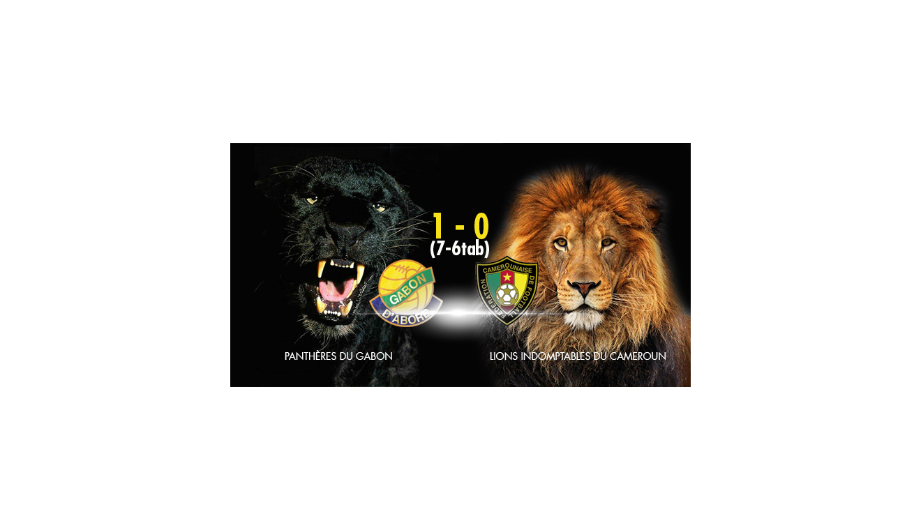 Les Panthères griffent les Lions Indomptables et convolent pour la CHAN 2014