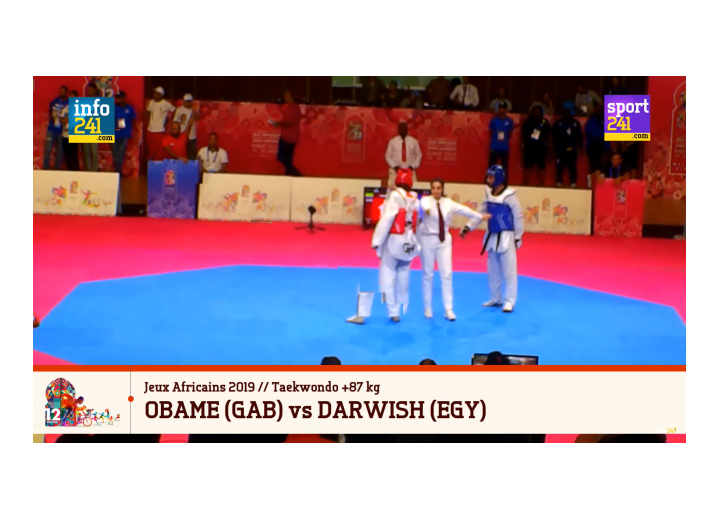 Jeux Africains 2019 : Anthony OBAME vs Abdelrahman DARWISH