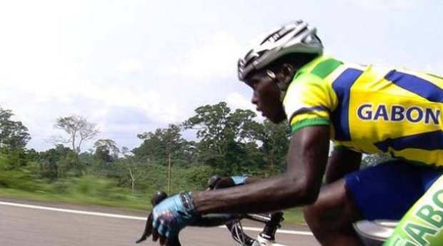 Les cyclistes gabonais à Franceville