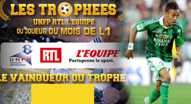 Aubameyang nominé au Trophée UNFP de Février 2013