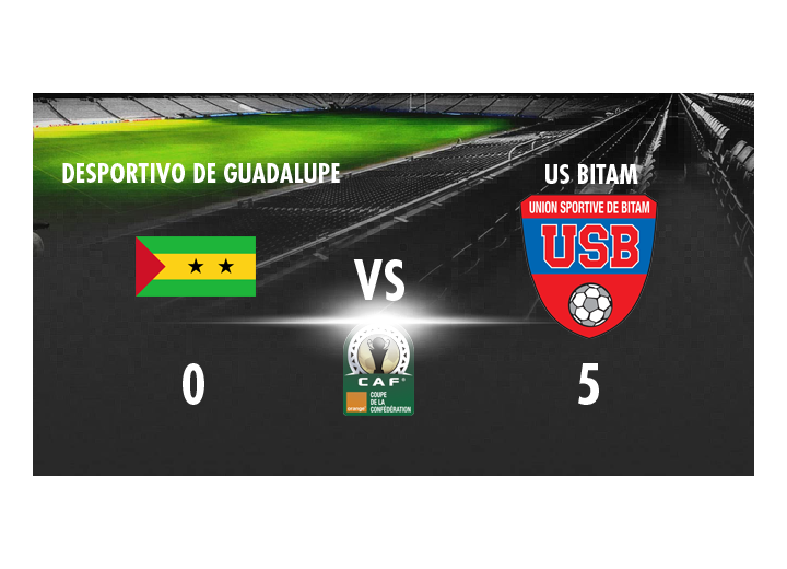 US Bitam foudroit le Desportivo de Guadalupe par 5 buts à 0 !