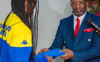 Jeux Africains 2024 : remise du drapeau national aux athlètes gabonais