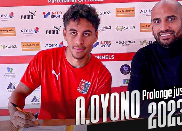 Anthony Oyono Omva prolonge de 3 ans son contrat à l'US Boulogne Côte d'Opale
