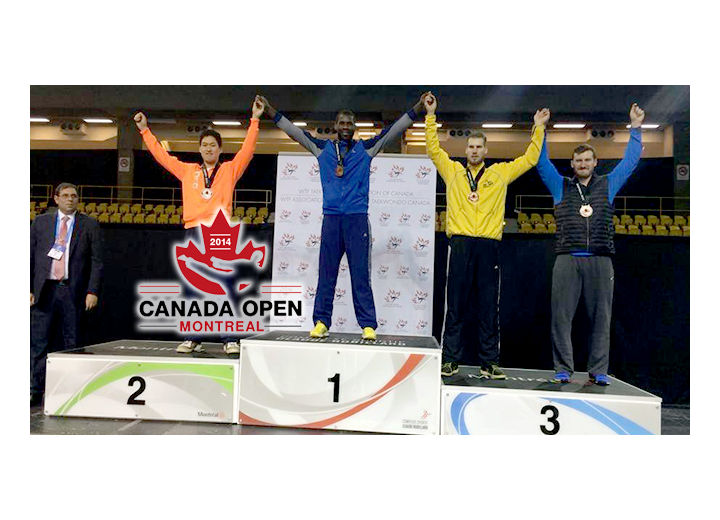 Anthony Obame médaillé d'or à l'Open du Canada 2014