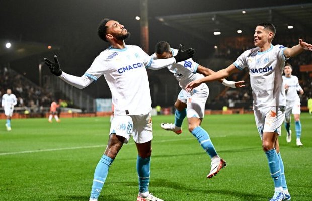 Ligue 1 : Muet face à Lorient, Aubameyang et l'Olympique de Marseille s'éloignent de la Ligue des champions